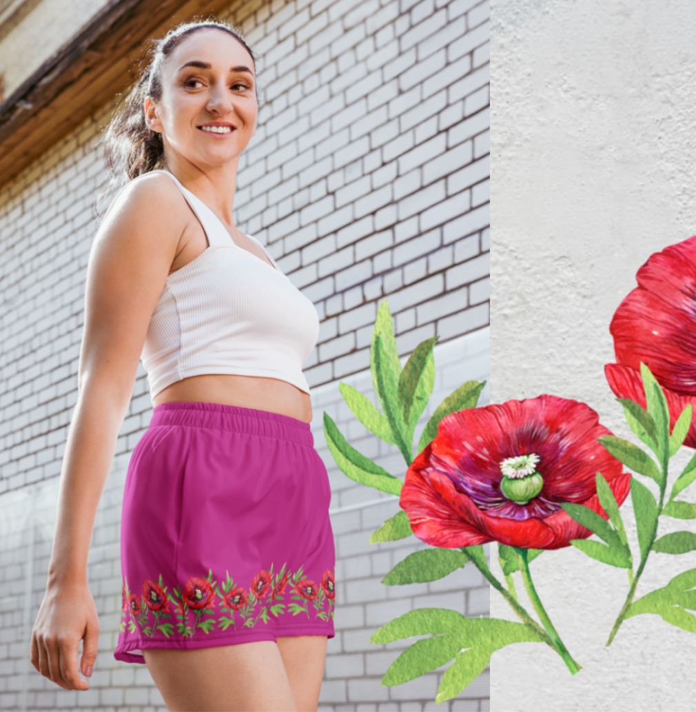 ROMANTISCHE, WUNDERSCHÖNE UND SEHR BEQUEME HIGH-TECH MIKROFASER SHORTS DIE KEINE WÜNSCHE OFFEN LÄSST. GUTE LAUNE GARANTIERT. www.naturmaedel.shop