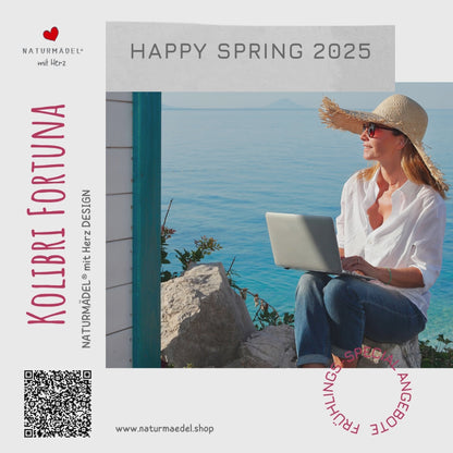 UNIVERSAL  MACBOOK-, LAPTOPTASCHE IM EXCLUSIVEN NATURMÄDEL® DESIGN, KOLIBRI FORTUNA.  100% Neopren. Der optimale und zuverlässige Schutz für Unterwegs. 13“ UND 15 ZOLL. - www.naturmaedel.shop - 