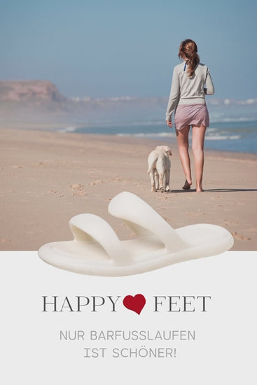 NATURMÄDEL®  HAPPY FEET -  NEW STYLE SLIPPER DER ALLE DEINE WÜNSCHE ERFÜLLT . SUPER WEICH, SUPER BEQUEM, SUPER RÜCKENSCHONEND. NUR BARFUSSLAUFEN IST SCHÖNER . www.naturmädel.com 